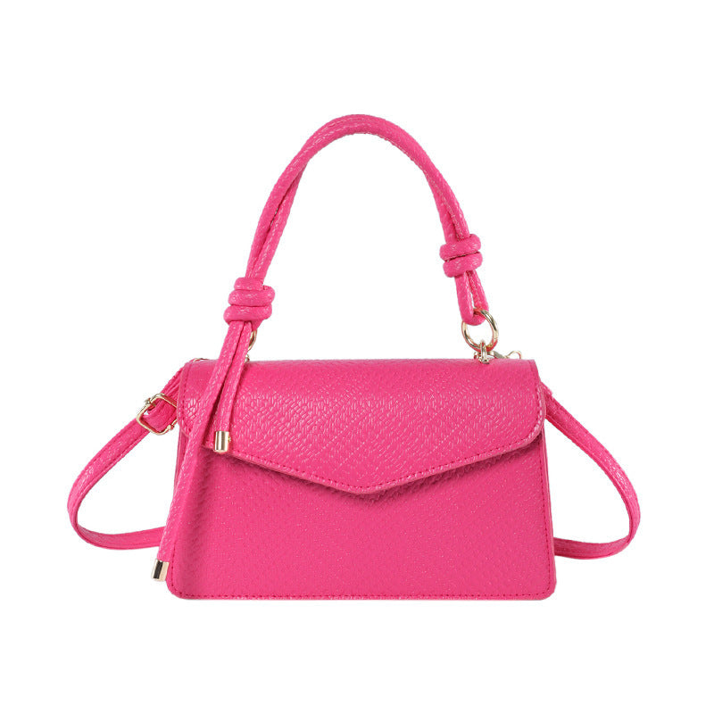 Pure Color Trendy Shoulder Crossbody Bag